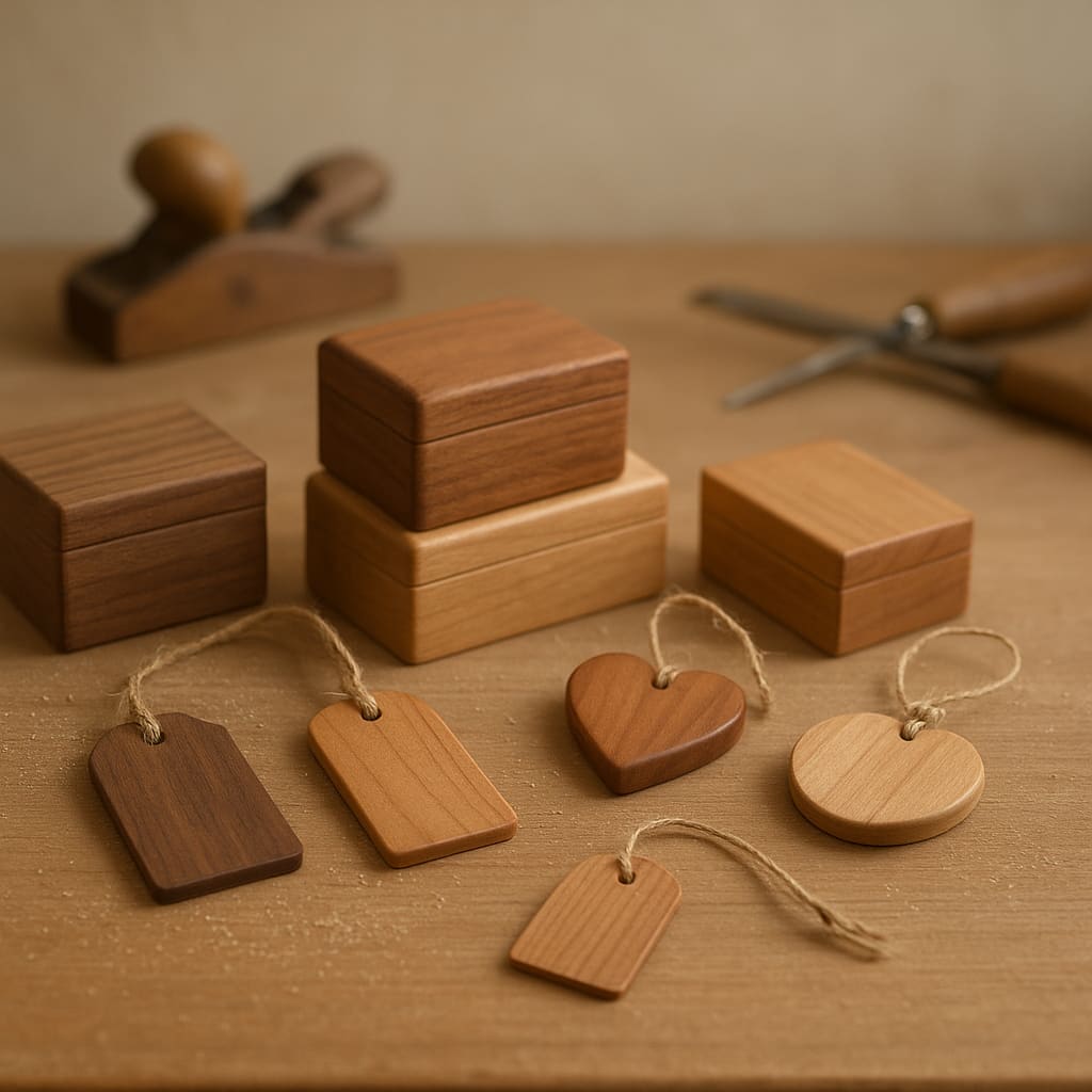 Handgefertigte Holzgeschenke